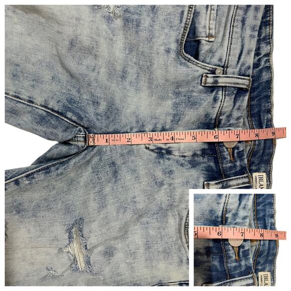 BlankNYC Skinny Classique Distressed Jeans - Blue - 26 - Picture 3 of 11